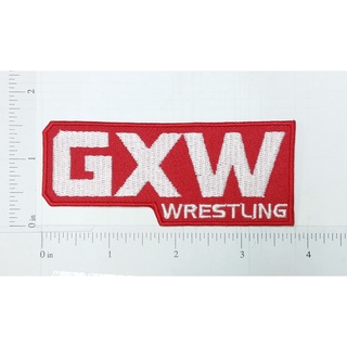 GXW Wrestling โลโก้มวยปล้ำ ตัวรีดติดเสื้อ เย็บติดเสื้อ ตกแต่งเครื่องแต่งกาย