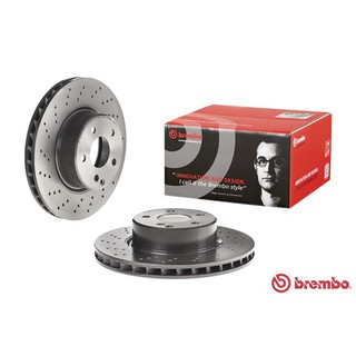 จานเบรคหน้า BENZ S-CLASS W220 S280 S320 S350 1998-2005 312MM BREMBO /ชิ้น