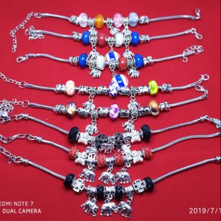 Bracelet + Charm พร้อมส่งงานดี ราคาส่ง กำไลDIY ถอดเปลี่ยนชาร์มได้