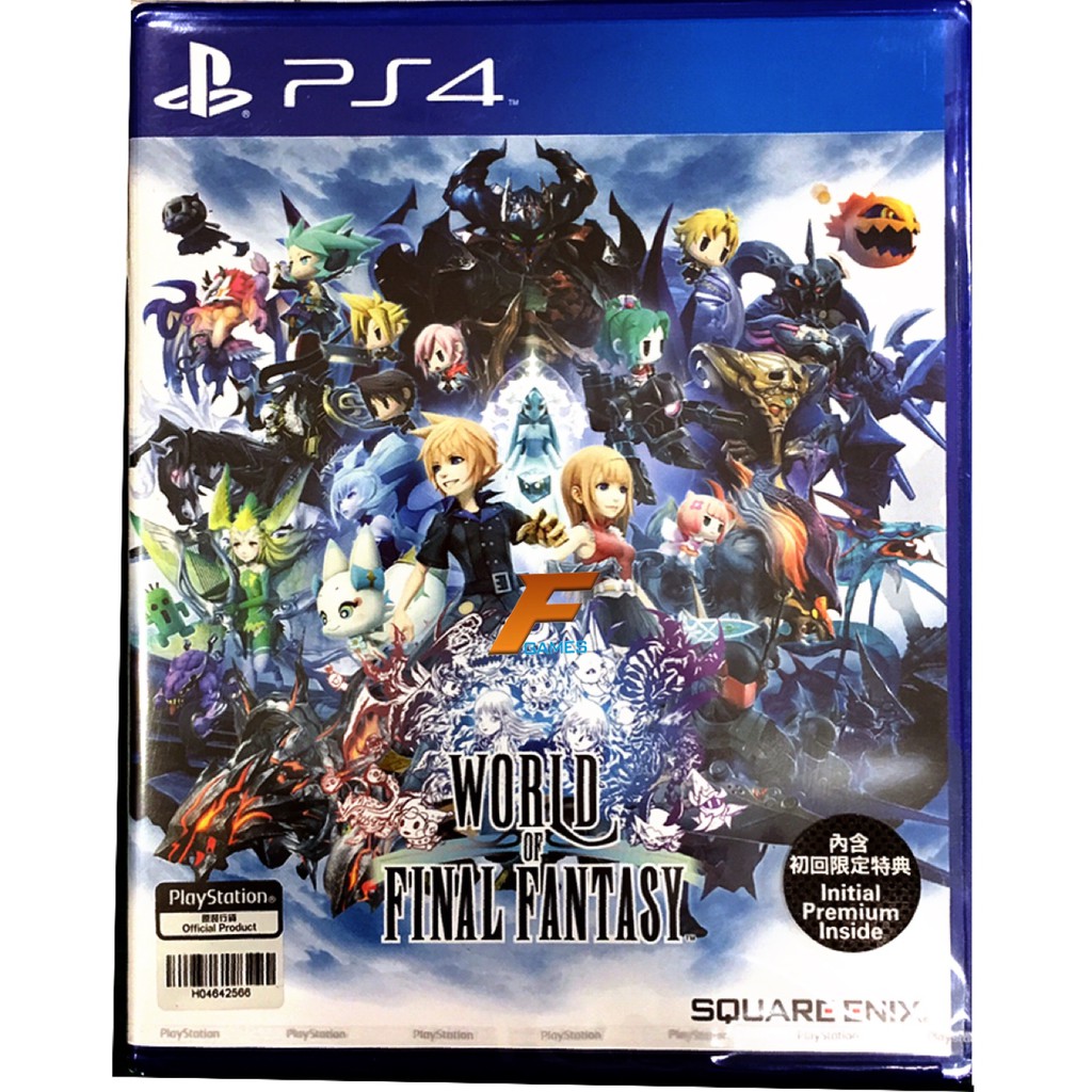 PS4 World of Final Fantasy (Zone3/Asia)( English ) แผ่นเกมส์ ของแท้ มือหนึ่ง มือ1 ของใหม่ ในซีล