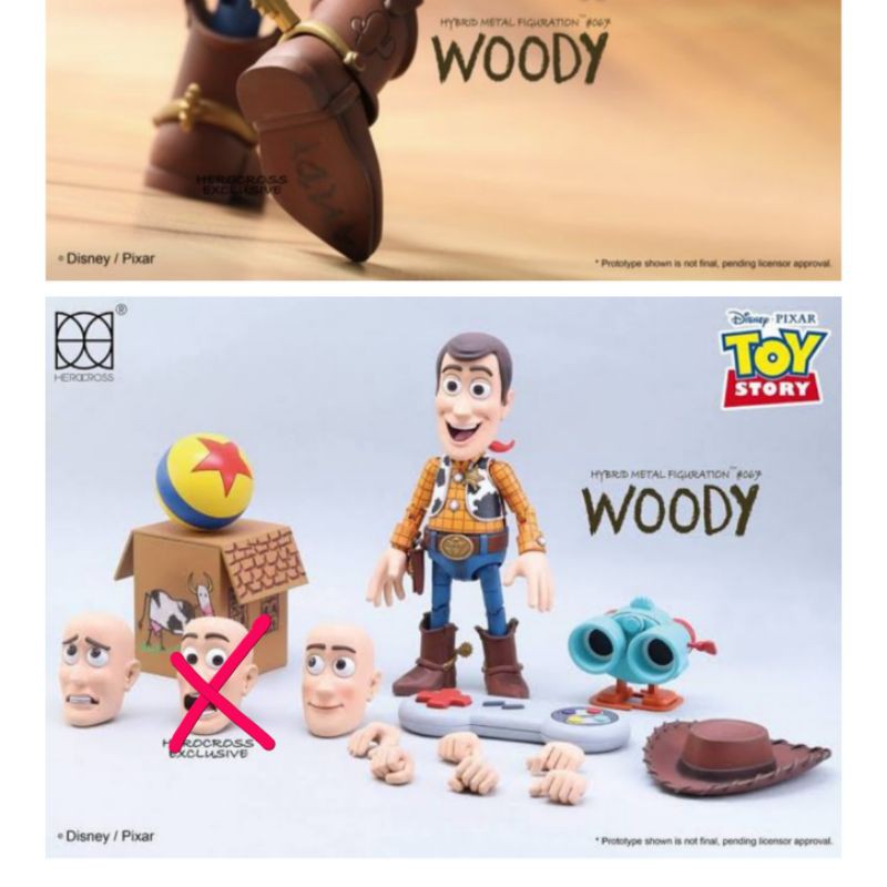 Herocross : Toy Story Woody (3 Faces)​ ‼️ลิขสิทธ์แท้ Lot Japan‼️