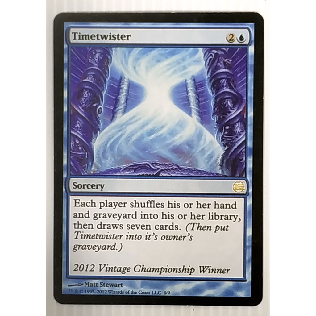 MTG Card Black Core - Legacy Set - Sorcery - Timetwister 4/9 (Magic: The Gathering - English Proxy C