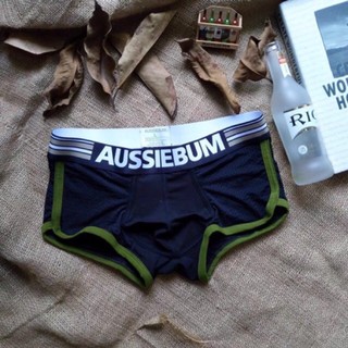 กางเกงในชายผ้าตาข่าย AUSSIEBUM ทรงTrunk ใส่สบาย ใส่แล้วดูเซ็กซี่ ราคาถูก ราคาส่ง