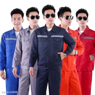 ​​​​​​​​​​​​​​​​ （1pcs）เสื้อทำงานแขนยาว ชุดช่าง เสื้อทำงาน