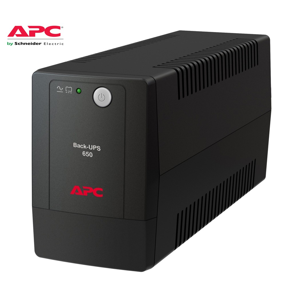 UPS (เครื่องสำรองไฟ) APC Back-UPS 650VA/325Watts 230V, AVR, Universal Sockets (BX650LI-MS)