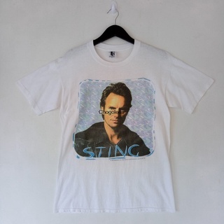 คอลูกเรือใหม่ เสื้อยืดผ้าฝ้าย 100% พิมพ์ลายนักร้องตํารวจ 90S Sting 1995 The Police Rare Promo Concert Cjbadm76Mkbbhk16 ส