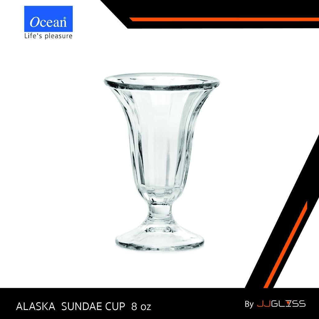 JJGLASS - (Ocean) P00315 Alaska Sundae Cup - แก้วไอศครีม ถ้วยไอศครีม แก้วโอเชี่ยน สำหรับใส่ไอศครีม