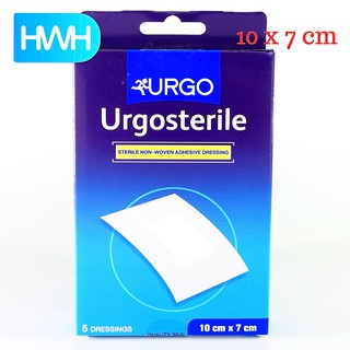 Urgo Urgosterile Sterile Non-Woven Adhesive Dressing 10 x 7 cm จำนวน 5 ชิ้น