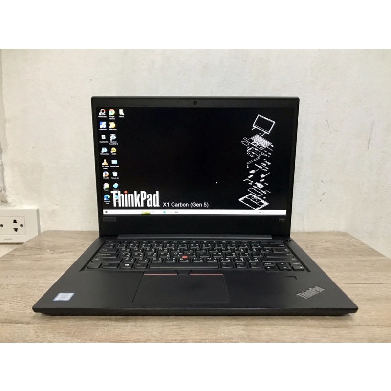 ขาย โน๊ตบุ๊ค lenovo ThinkPad intel Core i5-8250U CPU 1.80 GHz RAM 4 GB SSD 128 GB HDD 1TB