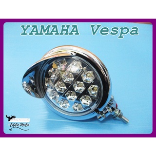 VESPA YAMAHA "WHITE" HEADLAMP ACCESSORIES  // จานฉาย ไฟแต่ง​ สีขาว ไฟแต่งเวสป้า ไฟแต่งยามาฮ่า สินค้าคุณภาพดี