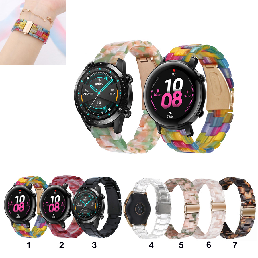 สายเรซิ่นโปร่งใสสําหรับนาฬิกา Huawei GT6 Pro 46 มม.GT 6 5 4 3 2 /GT5/GT4/GT3 SE /GT2 42 มม.46 มม./Buds