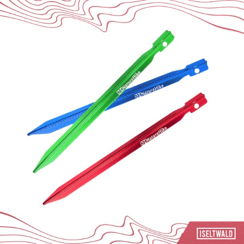 TENDA Naturehike เต็นท์ Peg Y 18 ซม.อลูมิเนียม NH15A005-I เนื้อหา 8 ชิ้น