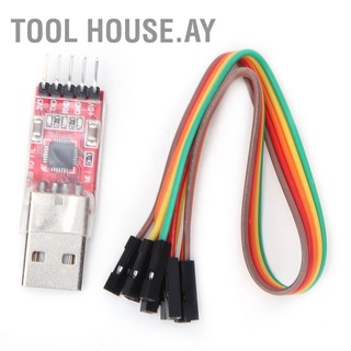 เครื่องมือ House.Ay Cp2102 Usb To Ttl 5Pin โมดูลอะแดปเตอร์แปลงซีเรียลพร้อมสายจัมเปอร์