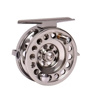 โลหะอลูมิเนียมอัลลอยด์ Fly Fishing Reel สําหรับ Lake เหยื่อน้ําเค็ม Casting Tackle ฤดูหนาวตกปลาน้ําแข็ง Reels 1:1 ปลาหล่อกลองล้อ 240731