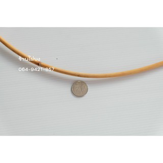 หวายมีเปลือก 0.5-0.7X200 cm.เส้นกลม  ตราไผ่บง
