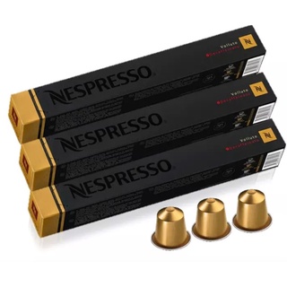 Nespresso Espresso &amp; Lungo VOLLUTO Decaffeinato Capsules Ground Coffee 30 Capsules