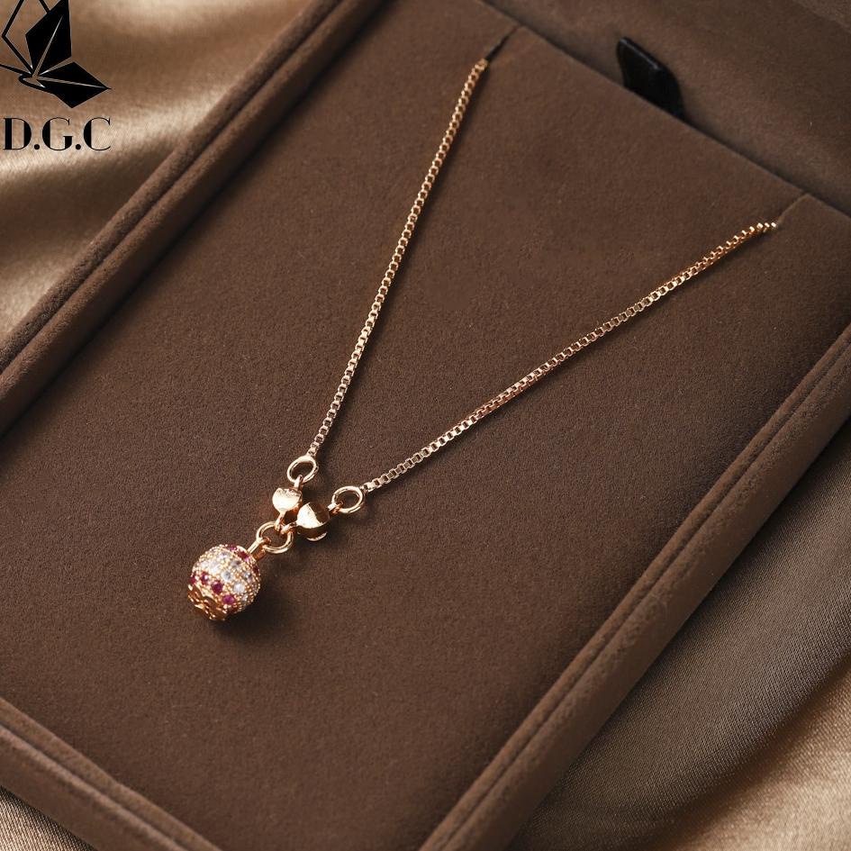 S5i5 สร้อยคอเกาหลีไทเทเนียมแฟชั่นจี้ผู้หญิง Hijab สร้อยคออุปกรณ์เสริมเครื่องประดับทอง D103