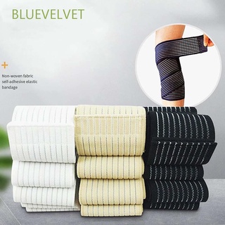 Bluevelvet ผ้าพันข้อเข่าสนับสนุนข้อเท้าสําหรับเล่นกีฬาบาสเก็ตบอลขนาด 40~180 ซม.