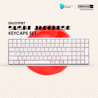 KBDFANS(เคบีดีแฟนส์) Keycap set ENJOYPBT SUSHI JAPANESE