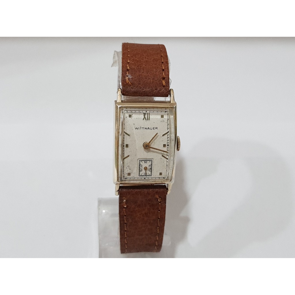 นาฬิกา WITTNAUER MEN'S VINTAGE 15 JEWELS SWISS NO.100 (ไขลาน)