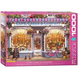 CUPS, CAKES AND COMPANY - จิ๊กซอว์ 1000 pc PUZZLES EUROGRAPHICS