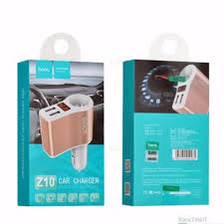 HOCO Car Charger 3.4 A อุปกรณ์ชาร์จในรถยนต์ 2 USB รุ่น Z10