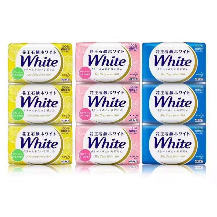 Kao White Soap สบู่วิปโฟมสำหรับผิวกาย กลิ่นหอมอ่อนๆ จากดอกไม้หลากพันธุ์ มีให้เเลือก 3กลิ่น ขนาด 130 กรัม - รูปที่ 2