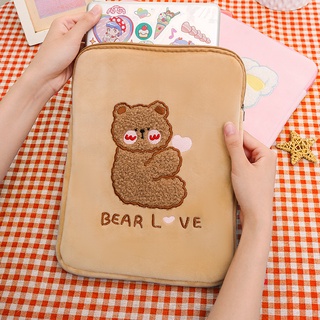 พร้อมส่งจากไทย!กระเป๋าใส่ ไอแพด Gen7/Gen8 10.2 Air4/10.9 11Pro/11นิ้ว(เบนทอล) Milkjoy เกาหลี น่ารัก หมีกระเป๋าiPad11นิ้ว
