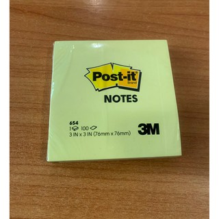 3M Post-it โน้ต #654 ขนาด 3x3 นิ้ว