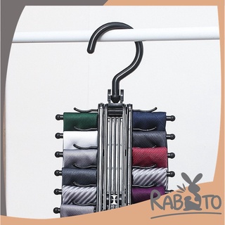 【ถูกที่สุด】RABITO KM1061 ไม้แขวนเสื้อไม้ 20 ช่อง ไม้แขวนเนคไท สําหรับแขวนเสื้อผ้าผ้าพันคอเข็มขัดอุปกรณ์เสริม