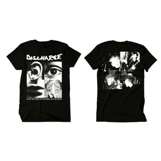 [S-5XL]เสื้อยืด พิมพ์ลาย Punk DISCHARGE BAND สไตล์พังก์