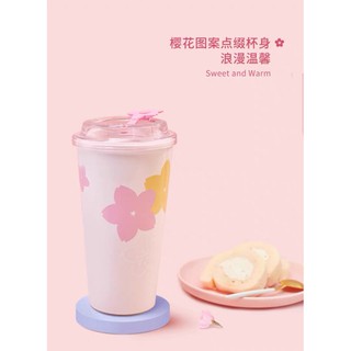 ❤️พร้อมส่ง  🥤แก้ว luck in cup🌸 #หวังอี้ป๋อ🏍 #เซียวจ้าน 🐰  แบบ  Hot sakura cup