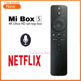 รีโมตคอนโทรล สําหรับ Xiaomi MI Box S MDZ-22-AB Smart TV Box บลูทูธ เสียง RF รีโมตคอนโทรล เปลี่ยนได้