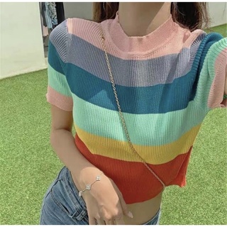 Rainbow top (new) lookbook shuuxme jellyplease