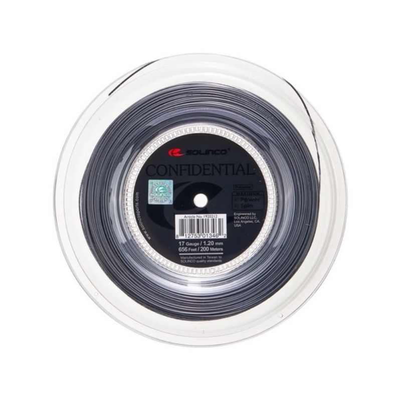 เอ็นเทนนิส Solinco Confidential 2.0 (ตัดแบ่ง 12m)