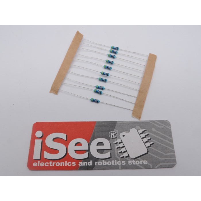 10 ชิ้น 680k 680 กิโล Ohm Resistor 1/4 วัตต์ 0.25 ฟิล์มโลหะ 1% teleran