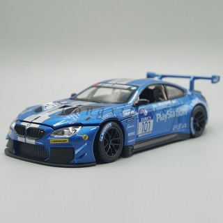 โมเดลรถแข่ง ขนาด 1:24 Diecast High Light M6 GT3 ของเล่นสําหรับเด็ก