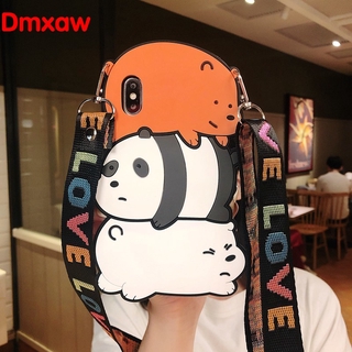 Cute Bear Phone Case For Vivo Y31 Y51 2020 Y66 Y67 Y55 Y53 Y51 Y37 Y35 V5 Plus Y71 Y75 Phone Case Cartoon We Bare Bear Silicone Soft Cover