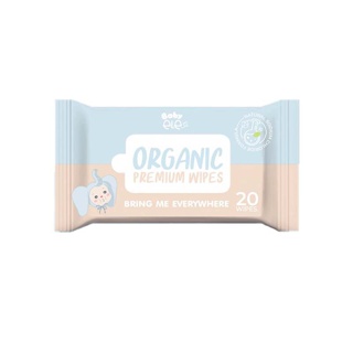 ลดล้างสต็อก!!! (exp. 11/2022) เบบี้เอลเล่ ทิชชู่เปียกสูตรน้ำเกลือธรรมชาติ Baby Ele Organic Premium Saline Wipes