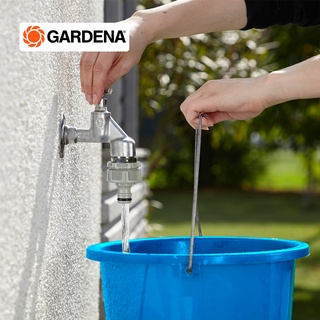 Gardena ข้อต่อสำหรับก๊อกน้ำ ขนาด 1” (33.3 มม)  -สำหรับก๊อกมีเกลียวขนาด 1" (18202-20 / 18222-20)