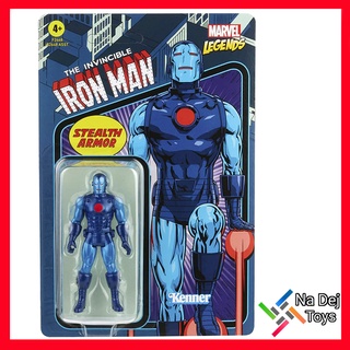 Marvel Legends Retro Iron Man Stealth Armor 3.75" Figure มาร์เวล เลเจนด์ รีโทร ไอรอน แมน สเตลท์ ขนาด 3.75 นิ้ว ฟิกเกอร์