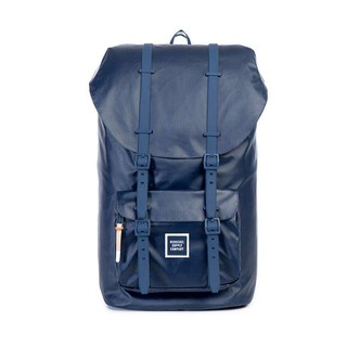 กระเป๋าเป้ Herschel Little America Backpack - Navy Polycoat ของแท้ ส่ง