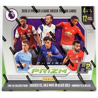 [พร้อมส่งฟรี] การ์ดสะสมฟุตบอล 2020/21 Panini Prizm Premier League EPL Soccer H2 Hobby Hybrid Box