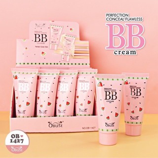 Obuse BB Cream บีบีแตงโม เนื้อบางเบา OB1427 [หลอด 30 กรัม]