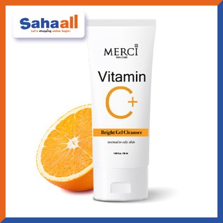 Merci Vitamin C Bright Gel Cleanser เมอร์ซี่ วิตซี เจลใสล้างหน้า