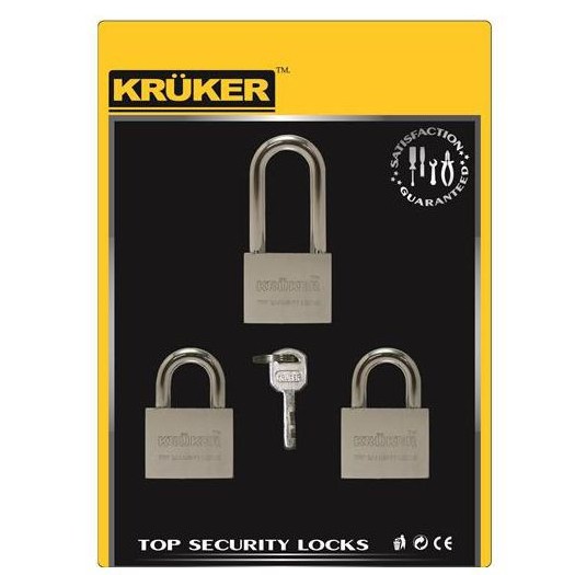 [ส่งฟรี] สุดคุ้ม ( 1 แพ็ค 3 ชิ้น) KRUKER กุญแจระบบ Key Alike 3x40 mm.