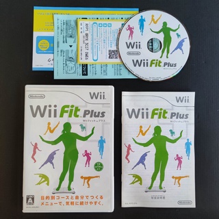 Wii Fit Plus แผ่นแท้ Nintendo Wii JP ใช้งานได้ปกติ