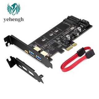 Pci-E To Usb 3.0 Pci การ์ดเอ็กซ์เพรส Incl.1 Usb C และ 2 พอร์ต Usb A