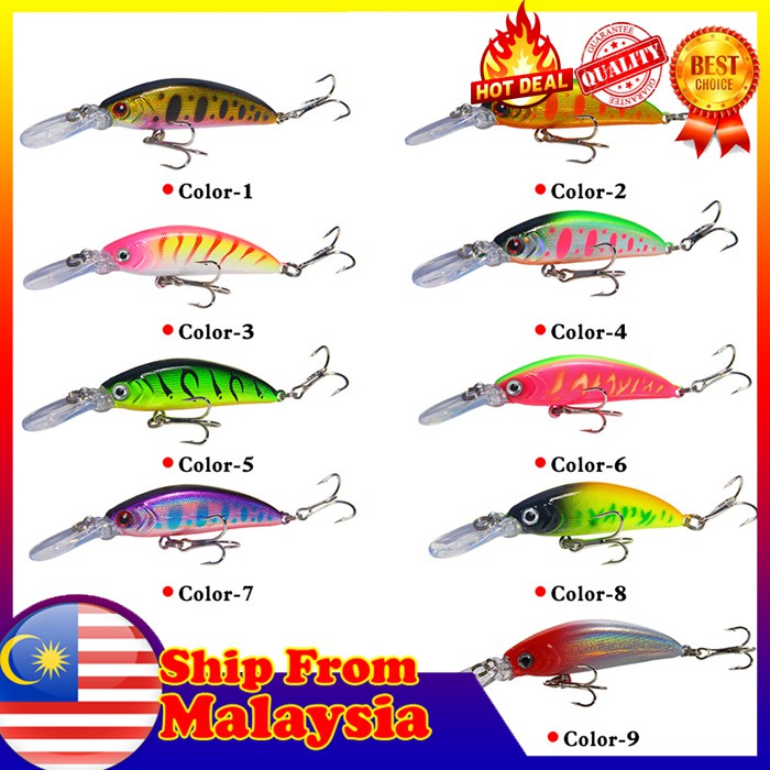 TACKLE GARAGE Umpan Ultralight UL 6g / 7cm 3D Eye Minnow เหยื่อตกปลา IMA SENSES clone 50S