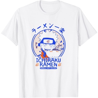 เสื้อยืด คอกลม พิมพ์ลาย Naruto Shippuden Ichiraku Ramen